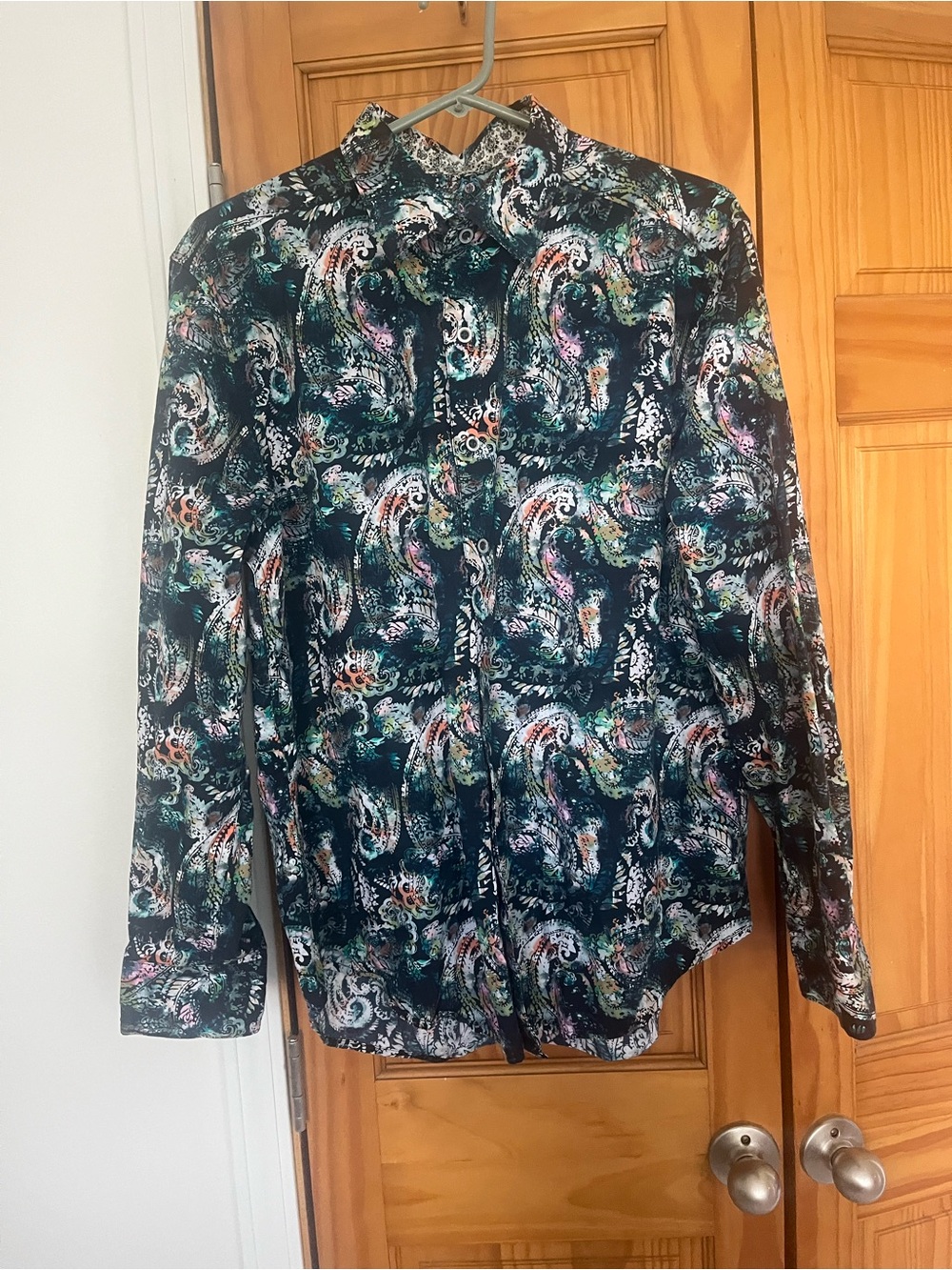 Robert Graham Multicolor Paisley Lightweight Shirt Jacket in Dark Green